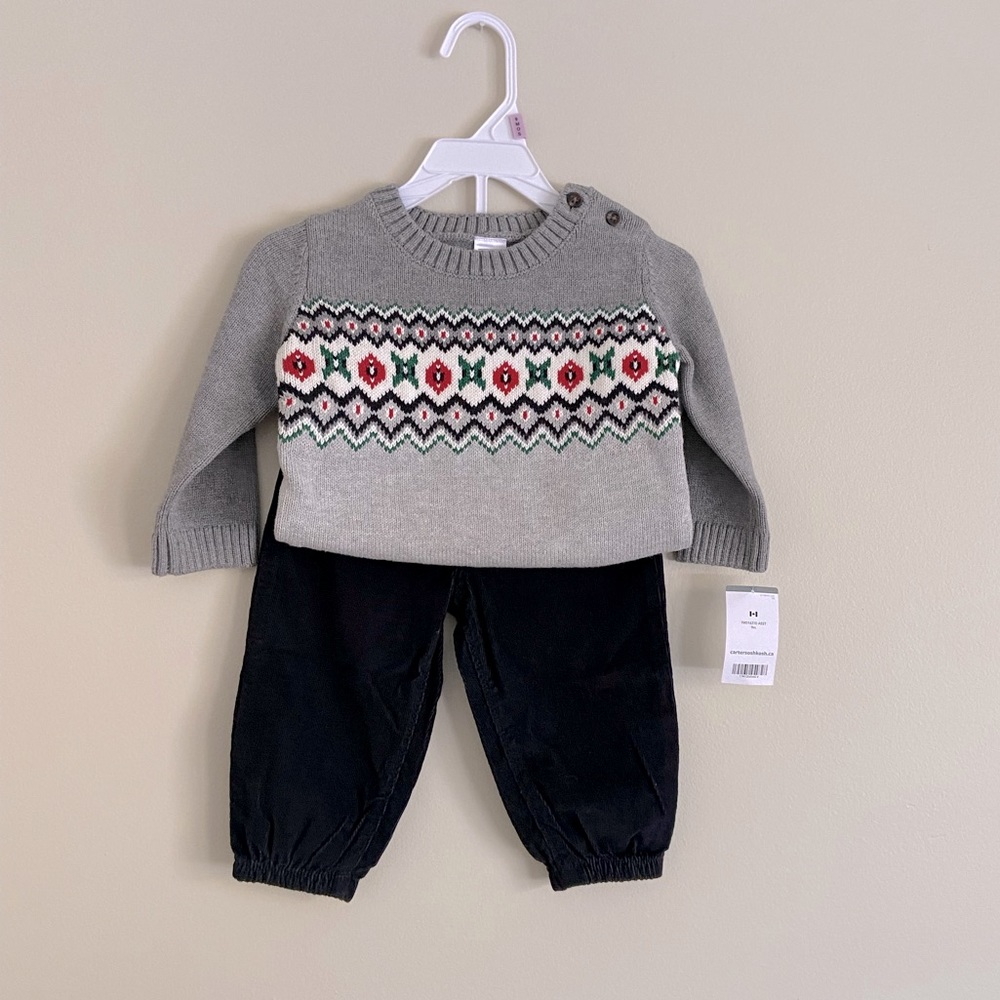 3 for $30 Sweater pant set - size 9M